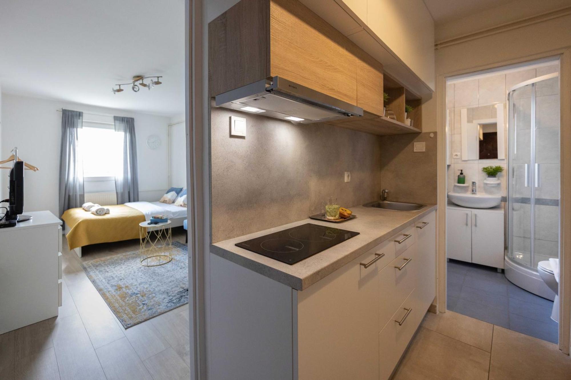 Modern Studio Near City Center Zágráb Kültér fotó